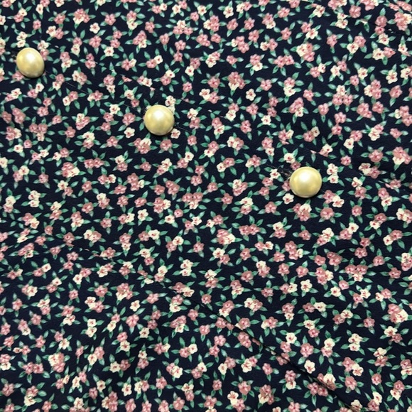 Caroline Wells floral button down maxi dress 12 - Picture 6 of 13